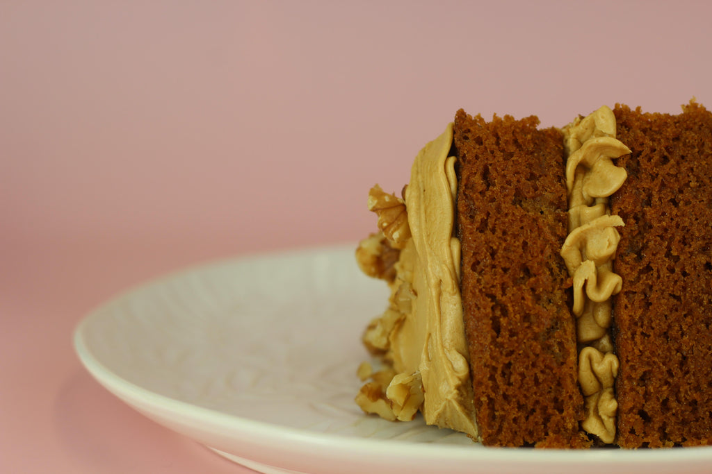 Classic Coffee & Walnut Cake